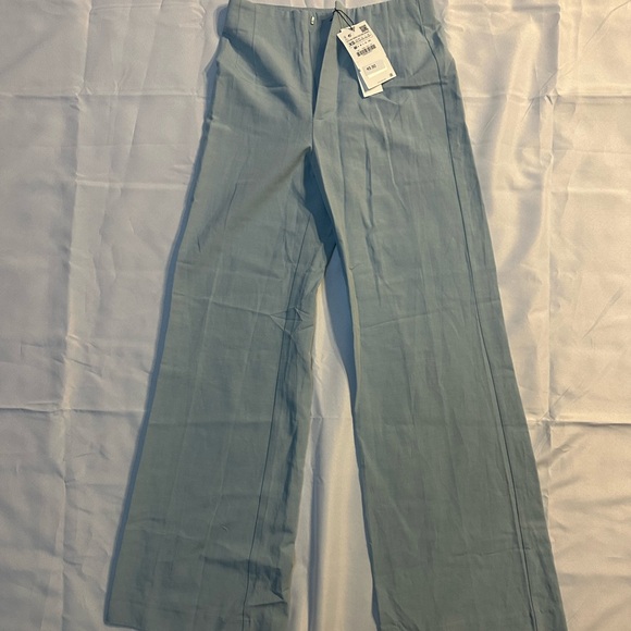 Zara Sky Blue Trousers - Picture 1 of 2